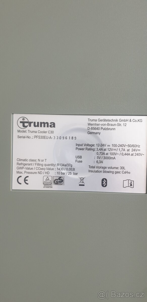 Truma cooler C30 - 4