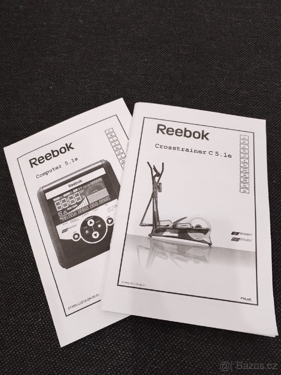 Eliptický trenažér Reebok+podložka - 4