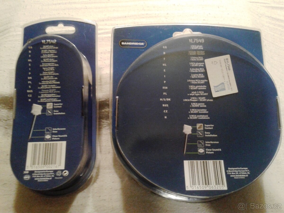 BANDRIDGE Audio video KABELY RCA SCART - 4