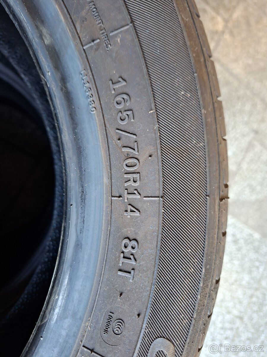 4x letni pneu 165/70 R14 - 4