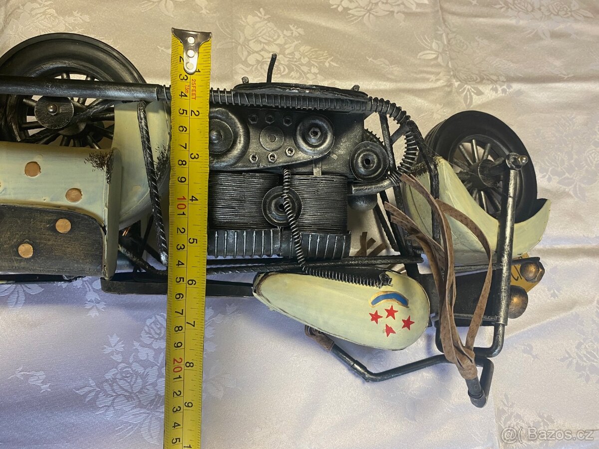 Kovový model motorky velký - 4