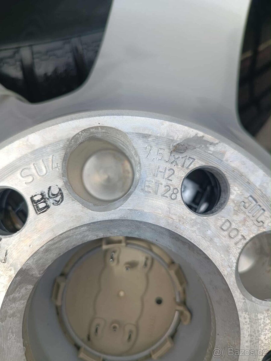 5x112R17 audi A4 B8,B9, A5, A6 nová zimní alu kola - 4
