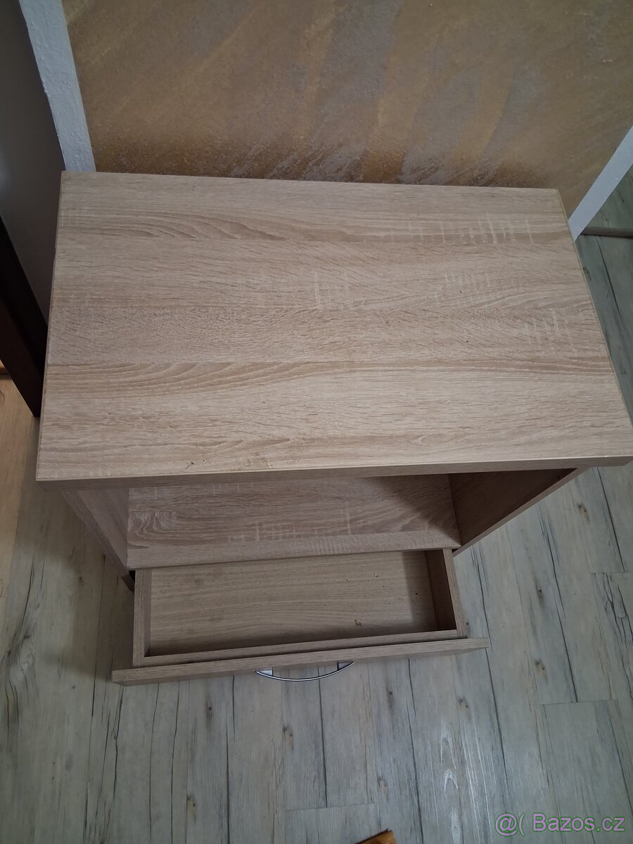 Skřínka se zásuvkou dub 85x65x40 - 4