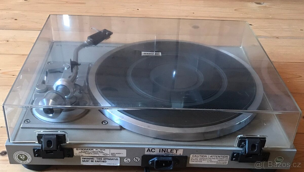 GRAMOFON PIONEER PL-514 (1978) VE DŘEVĚ,PĚKNÝ STAV - 4