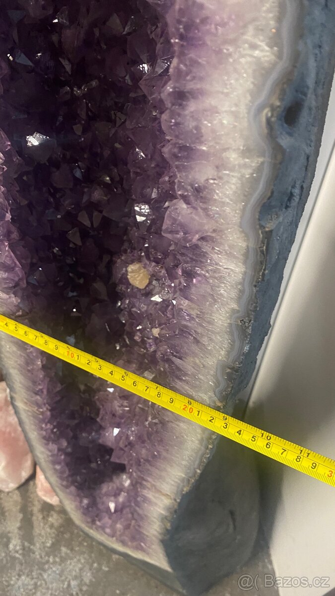 Ametystová geoda 118,7 kg výška 160cm – Luxusní katedrála - 4