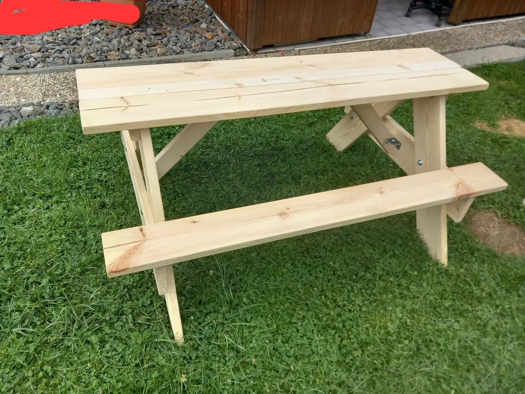 Dětský pivní set sezení lavička. - 4