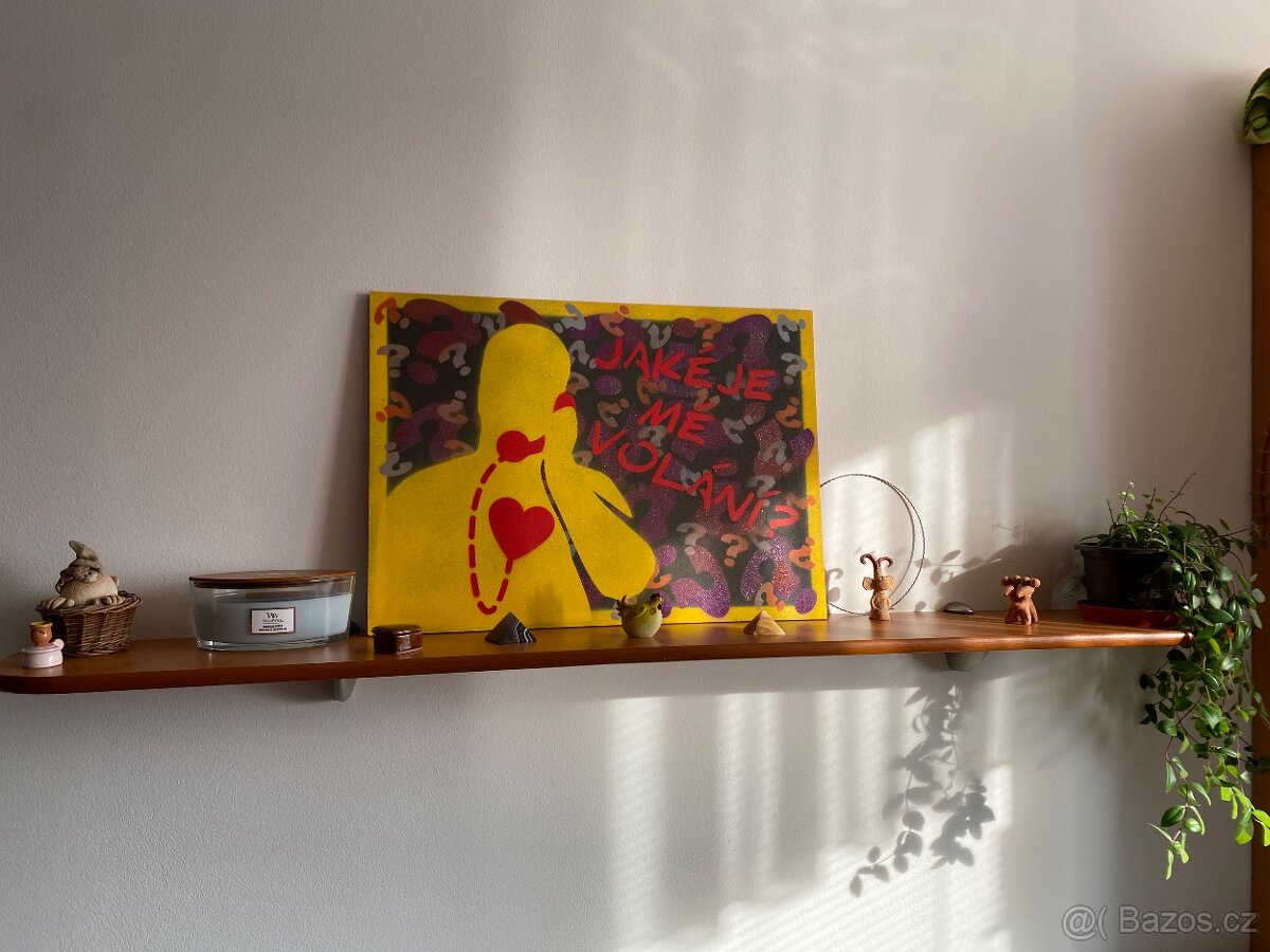 Putovní obraz (63x45 cm) na zeď i na postavení - 4