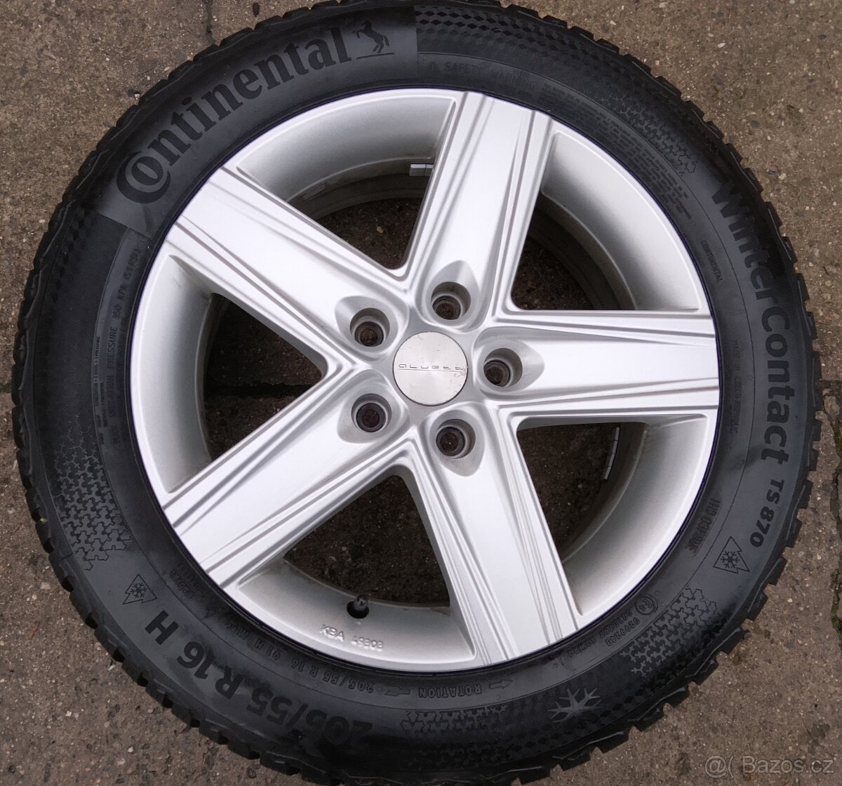 Zimní alu disky VW, Škoda , Seat 5x112 R16 - 4