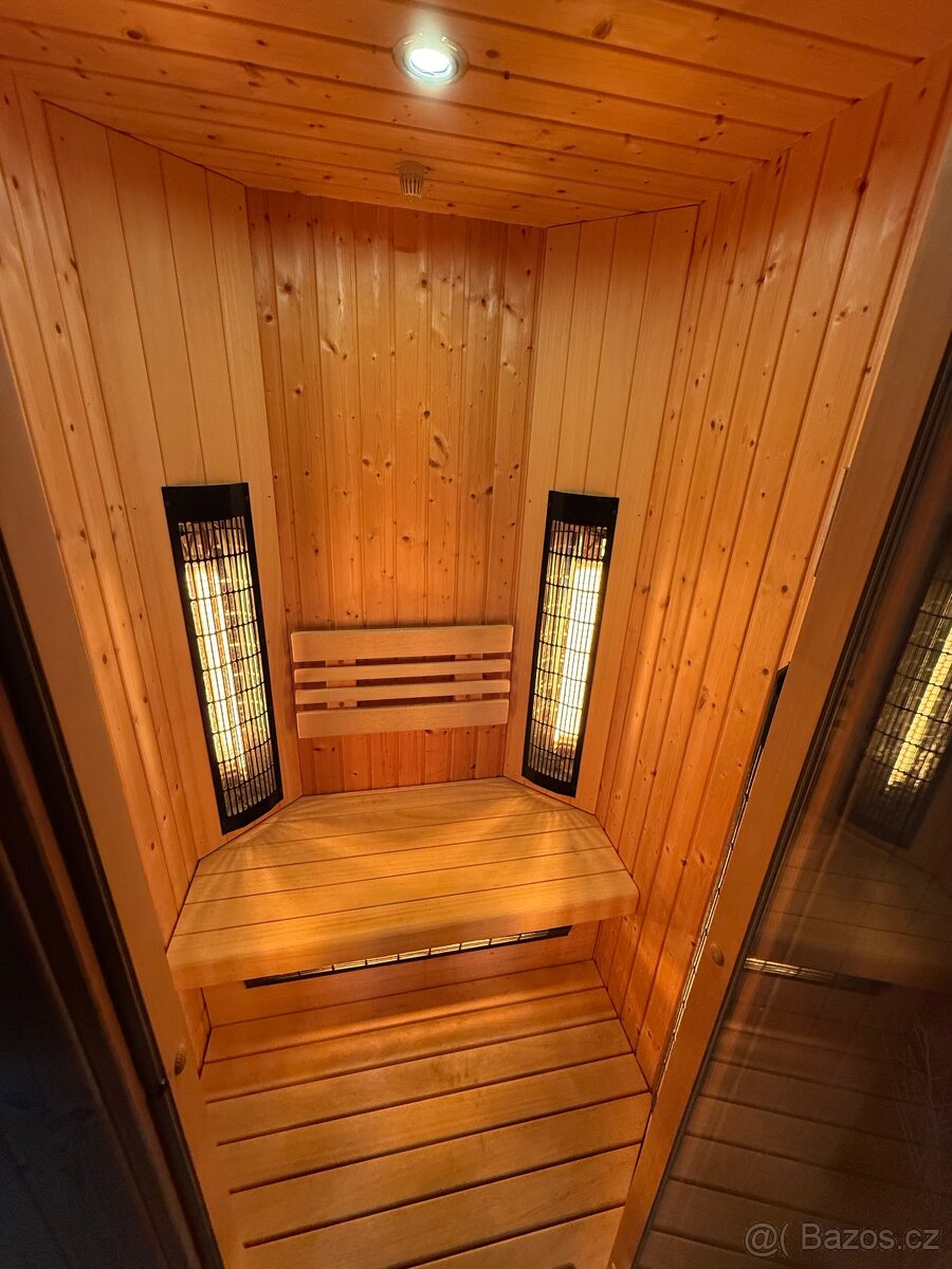Infrasauna / infrazářiče Philips Vitea – kvalitní masivní dř - 4