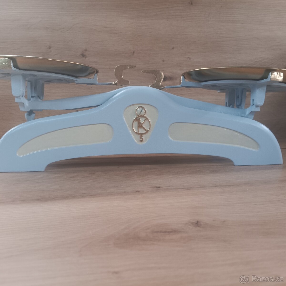 Staré kuchyňské váhy modré - 4