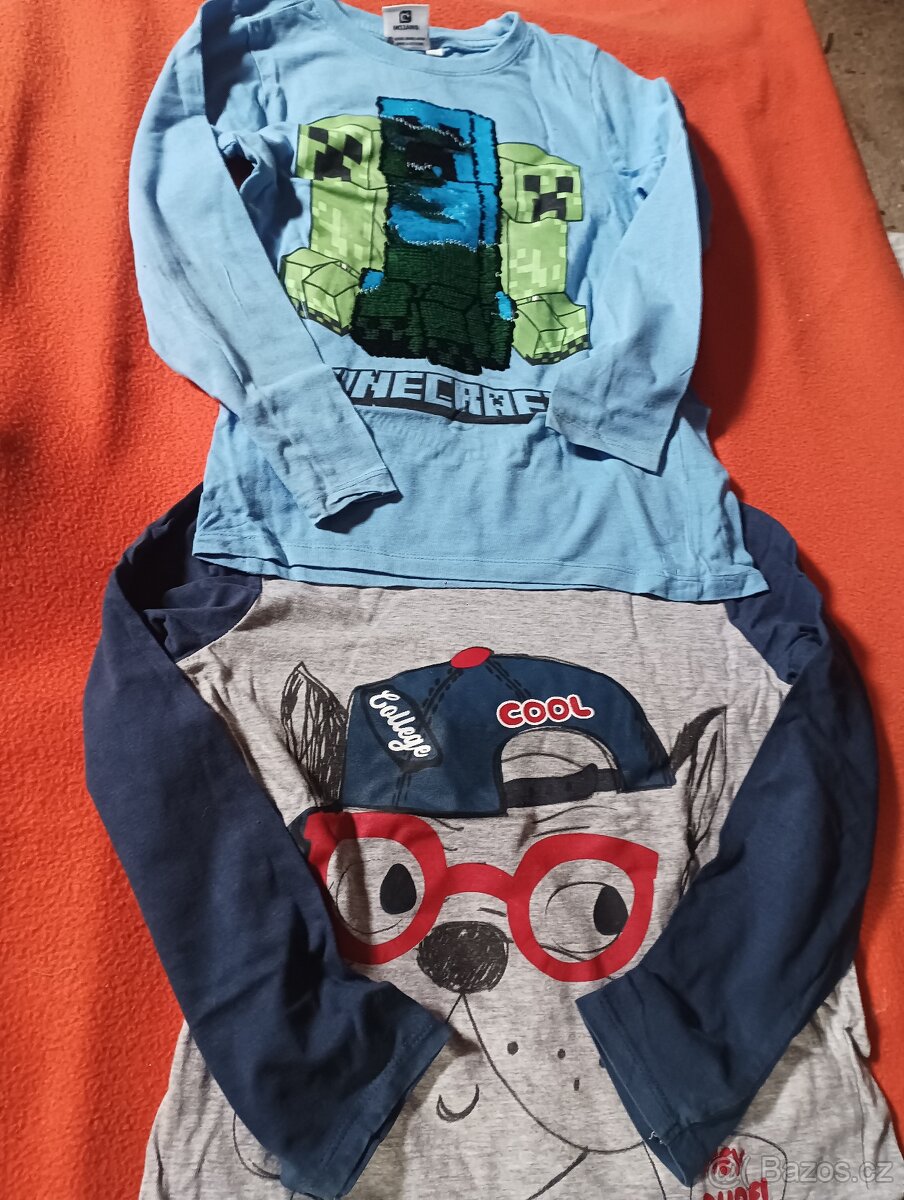 Mix oblečení vel.128 - 4