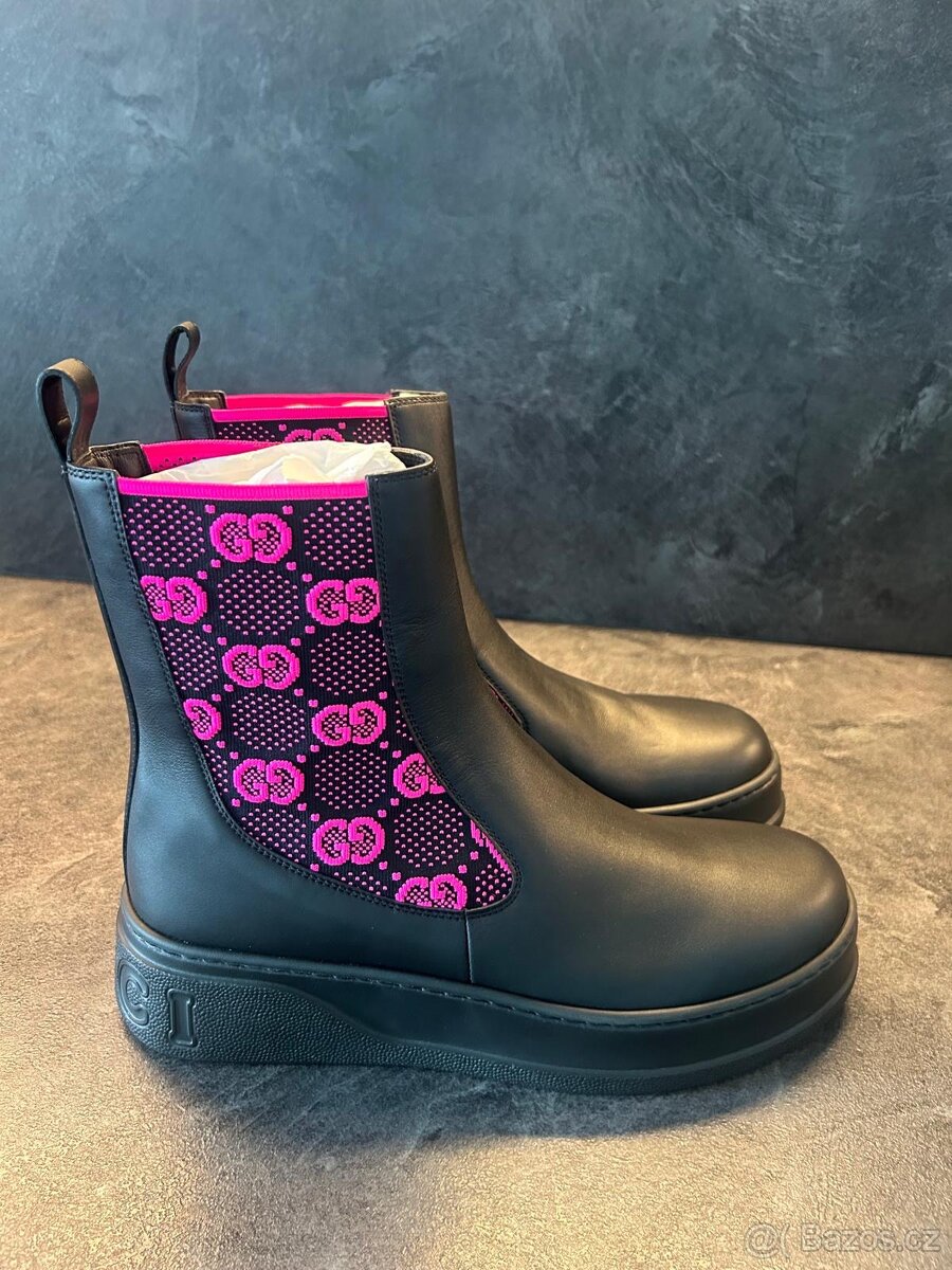 Kotnikove boty Gucci - 4