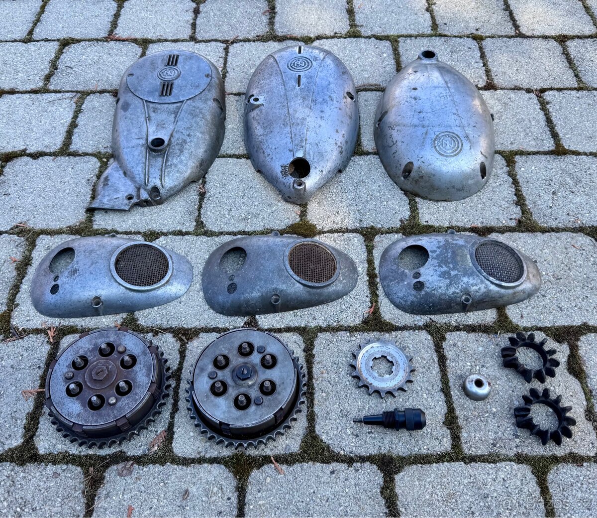 ČZ 125 B T 125 150 C, kývačka - díly motoru - 4