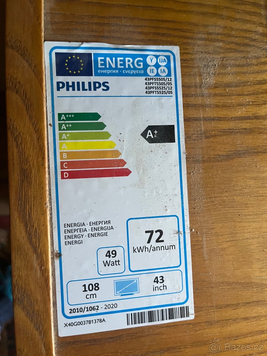 Televize Philips 108cm - 4