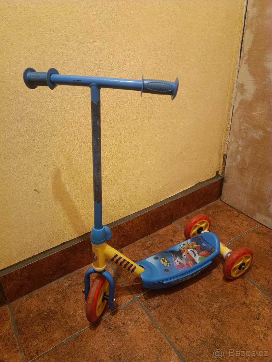 Dětská koloběžka tříkolka výška cca 66 cm - 4