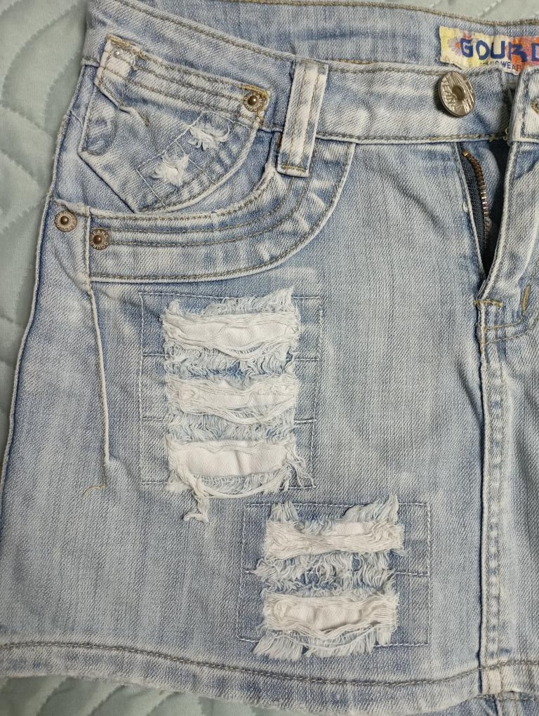 Dámská riflová sukně - 4