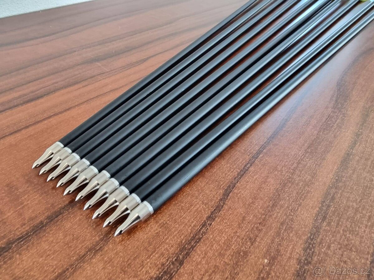Prodám nové karbonové šípy do luku - 10ks (28Inch),Spine:500 - 4