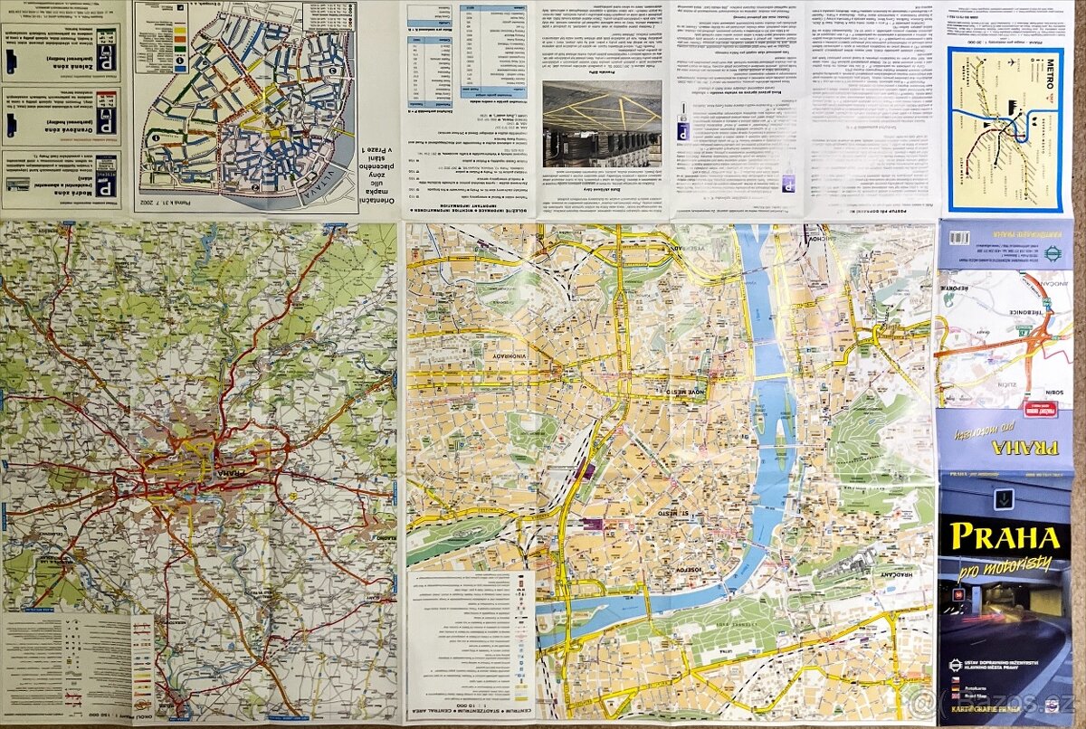 Mapa - Praha pro Motoristy 2003 - 4