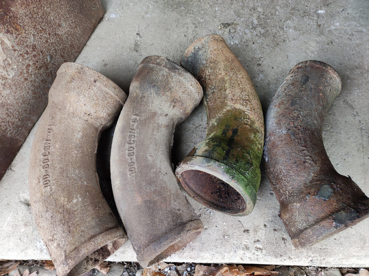 prodám litinové odpadové kolena - 4