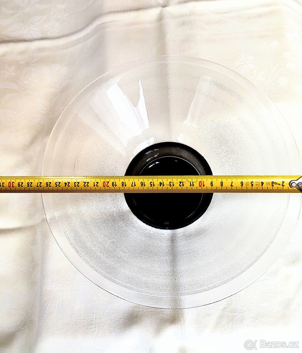 Hutní sklo - autorská mísa Jiří Šuhájek - 4