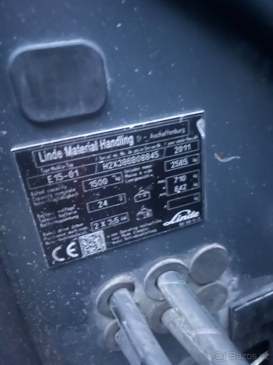Vysokozdvižný vozík Linde E15-01 386 - 4