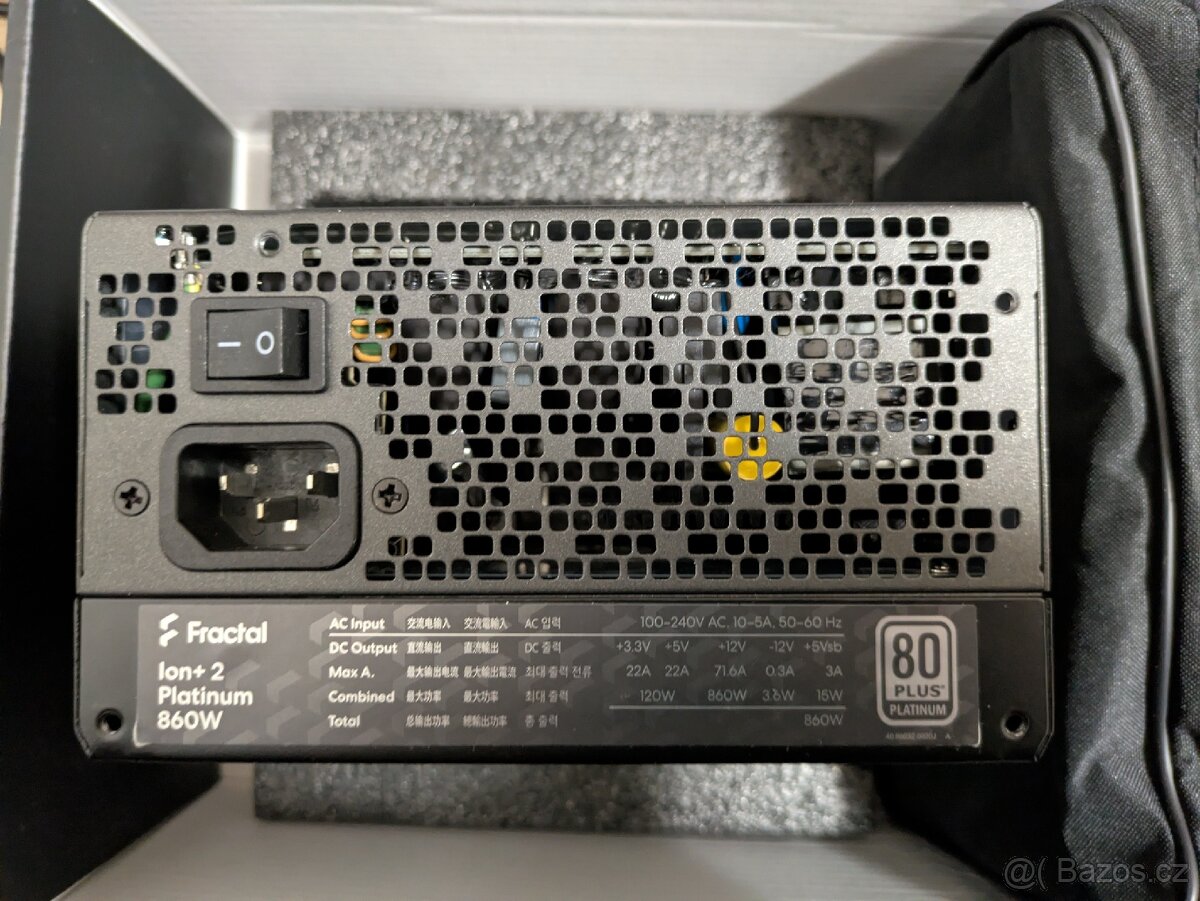 Fractal Design Ion+ 2 Platinum 860W, PC 4600Kč - 4