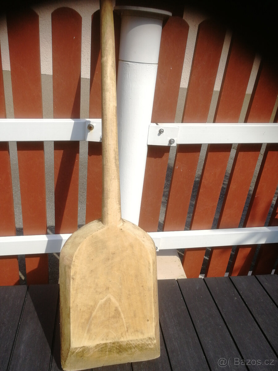 Věci z půdy retro, máselnice, lopata, škopík,necky,šlehač - 4