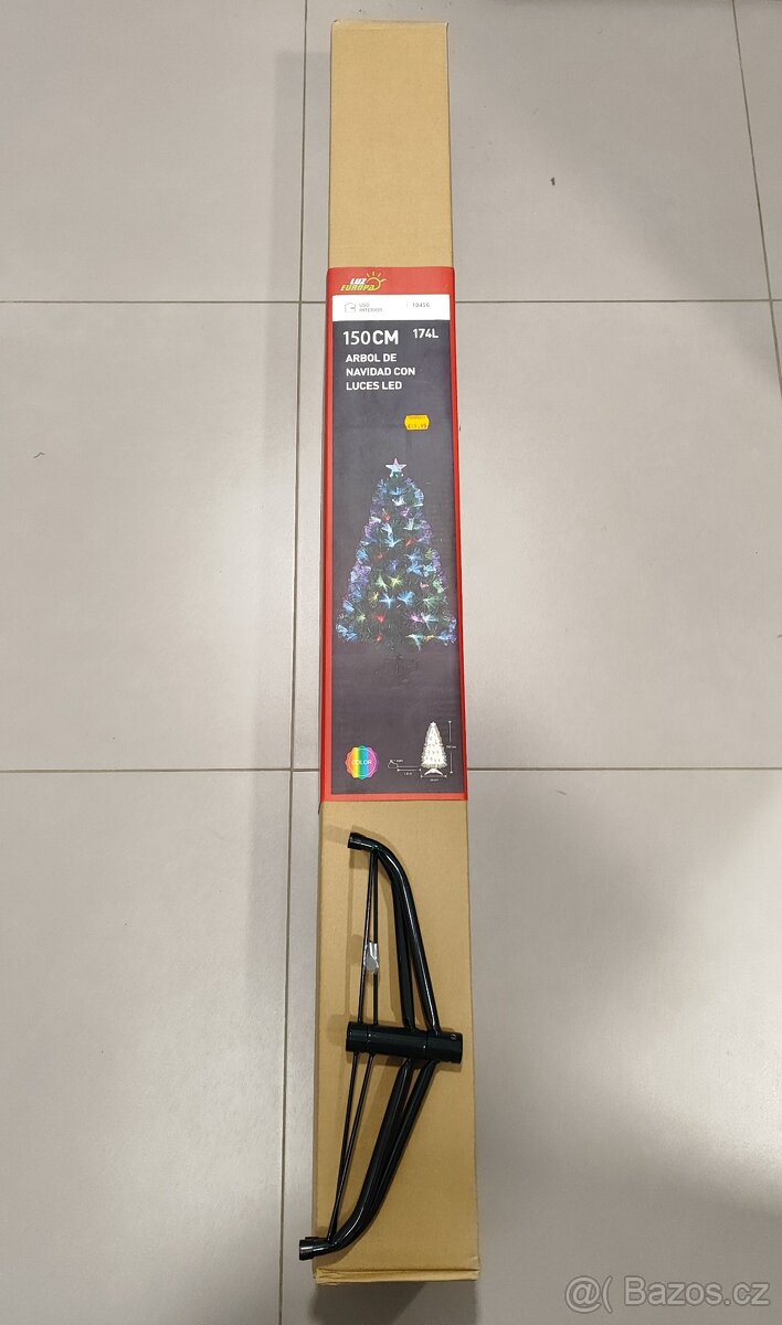 LED vánoční stromeček s optickými vlákny - 4