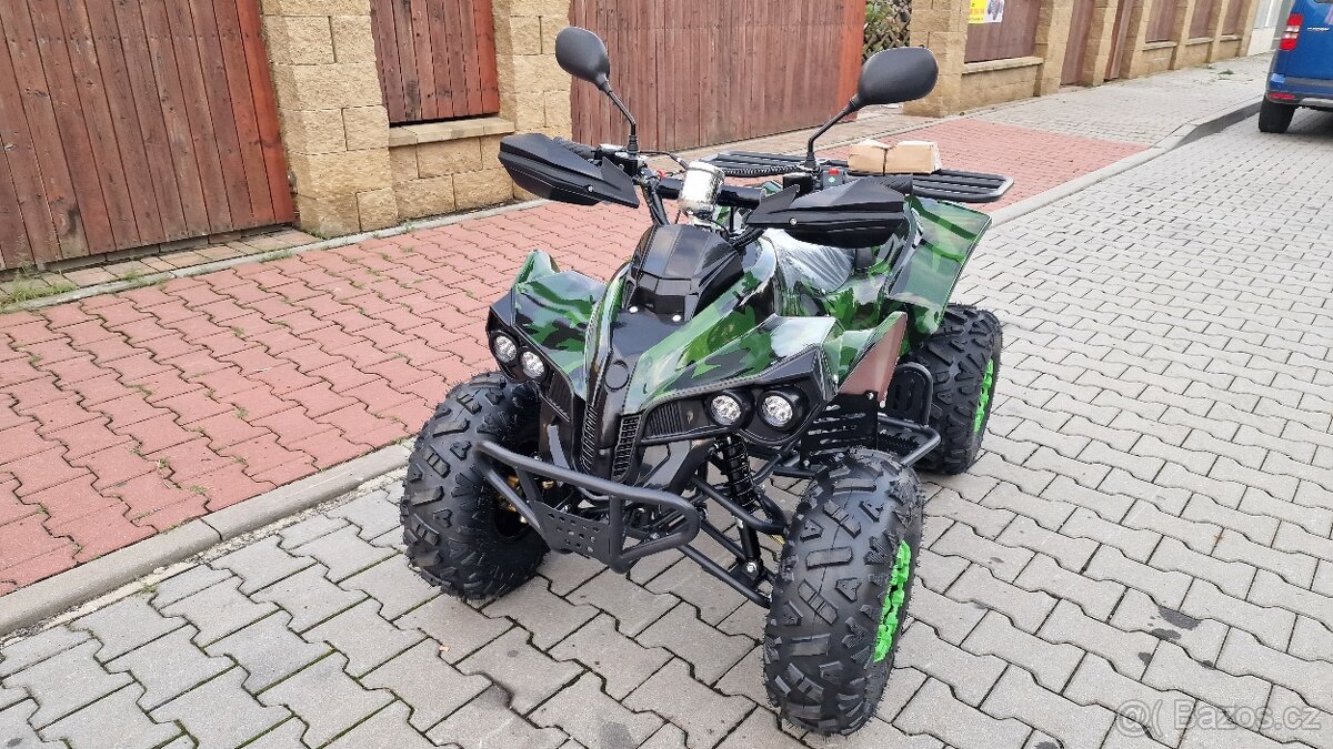 Dětská čtyřtaktní čtyřkolka ATV Warrior DELUX 125ccm, 3 rych - 4
