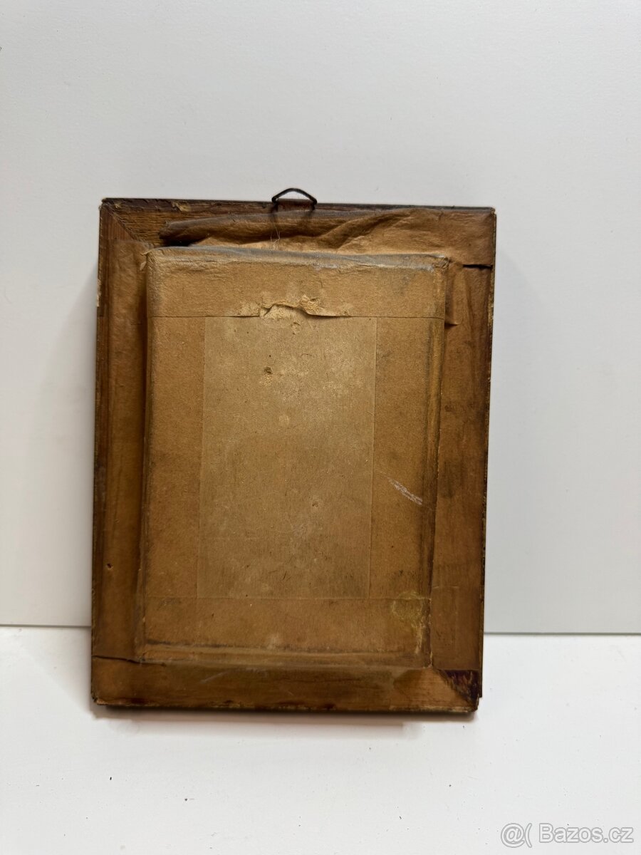 Starožitný „měňavý“ obraz Ježíš a Maria - 4