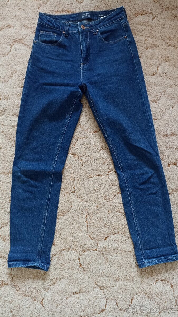 Modré džíny MOM, zn. HOUSE, vel.32 - 4
