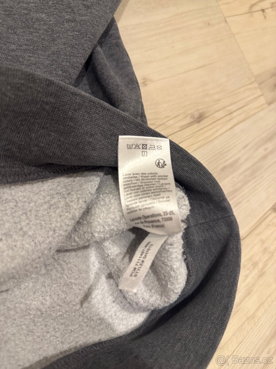 Lacoste šedý svetr - 4