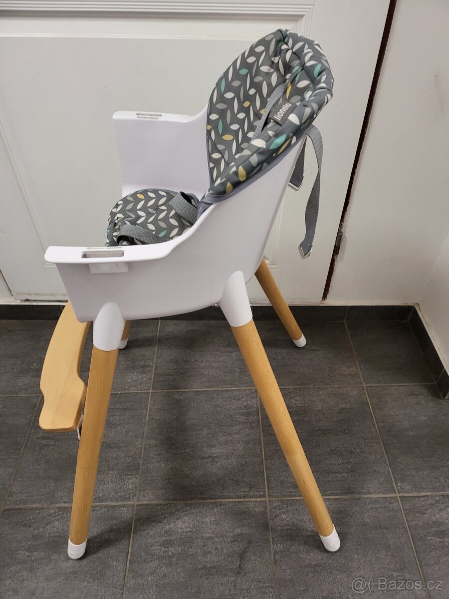 jídelní židlička, bukové dřevo - 4