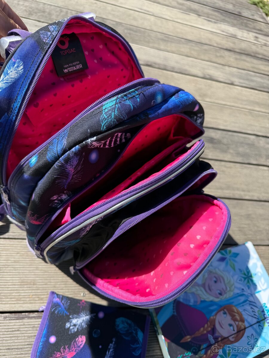 Školní taška Topgal indiánská S příslušenstvím - 4
