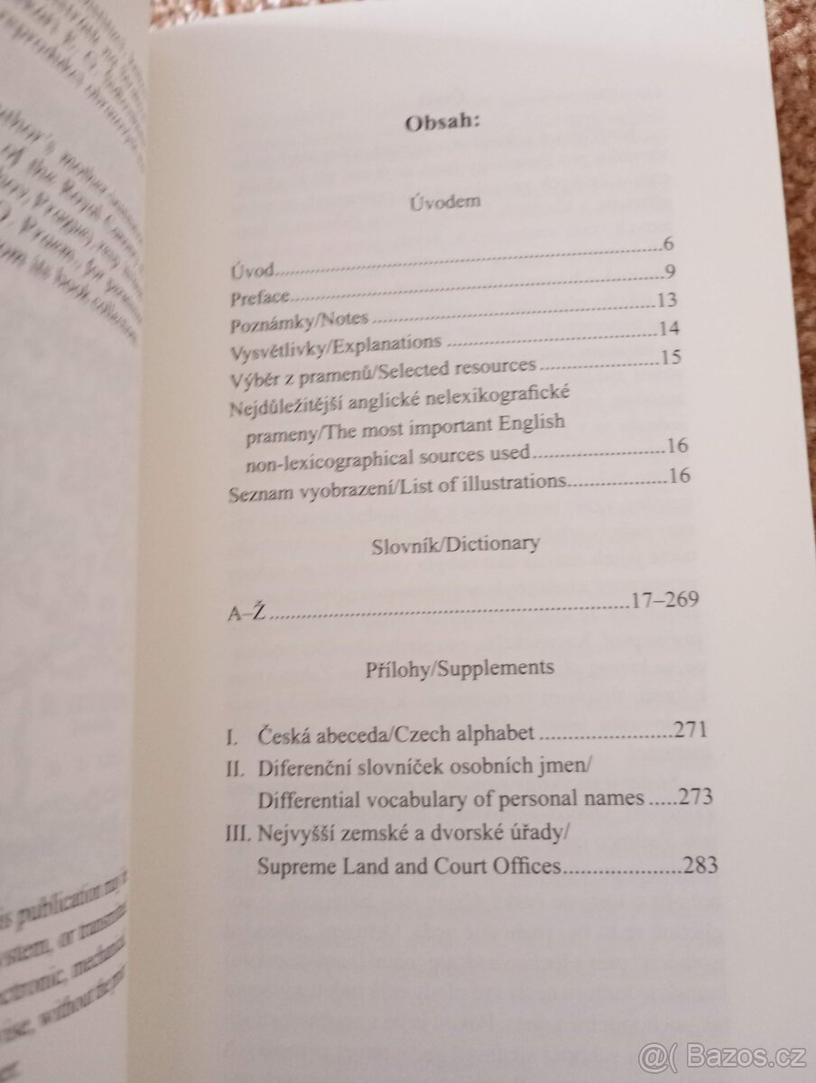 Česko-anglický příruční slovník genealogický - 4