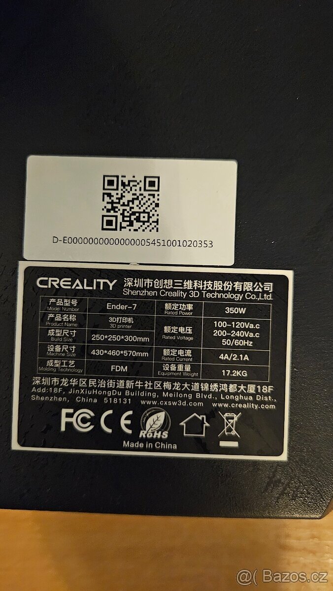 Ender 7 3D tiskárna - 4