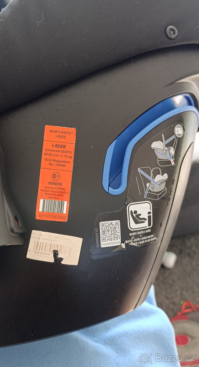 Autosedačka Britax Römer Baby-Safe 2 i-size + adaptéry - 4