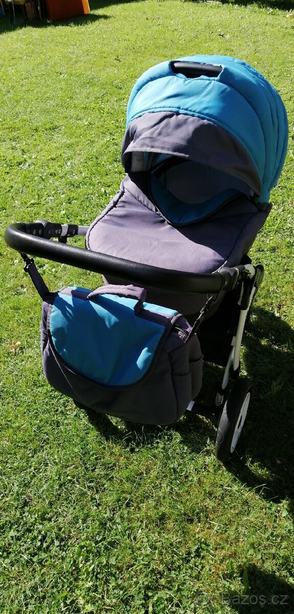 KOČÁREK BabyLux 3v1, DVA PODVOZKY - 4