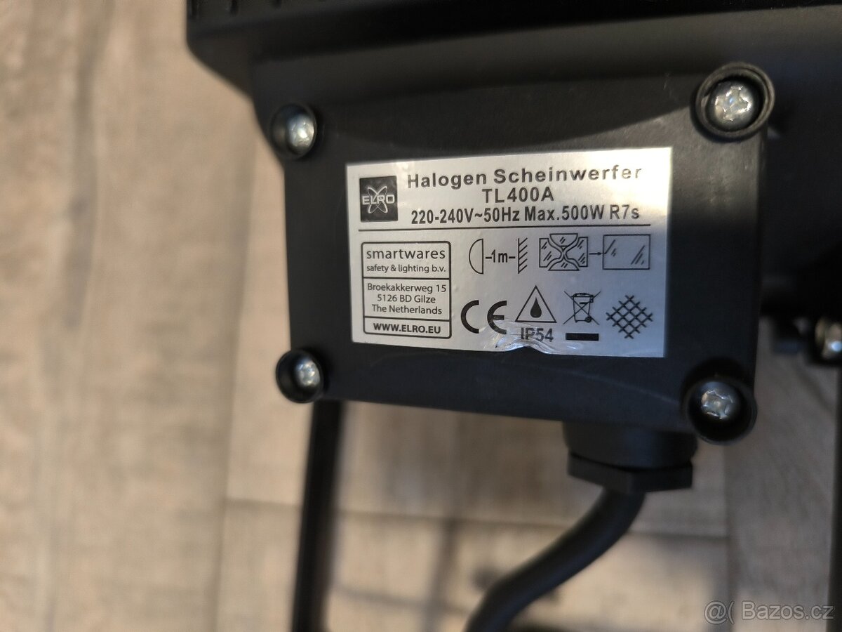 REFLEKTOR / HALOGEN (max. 500W) ELRO - 4