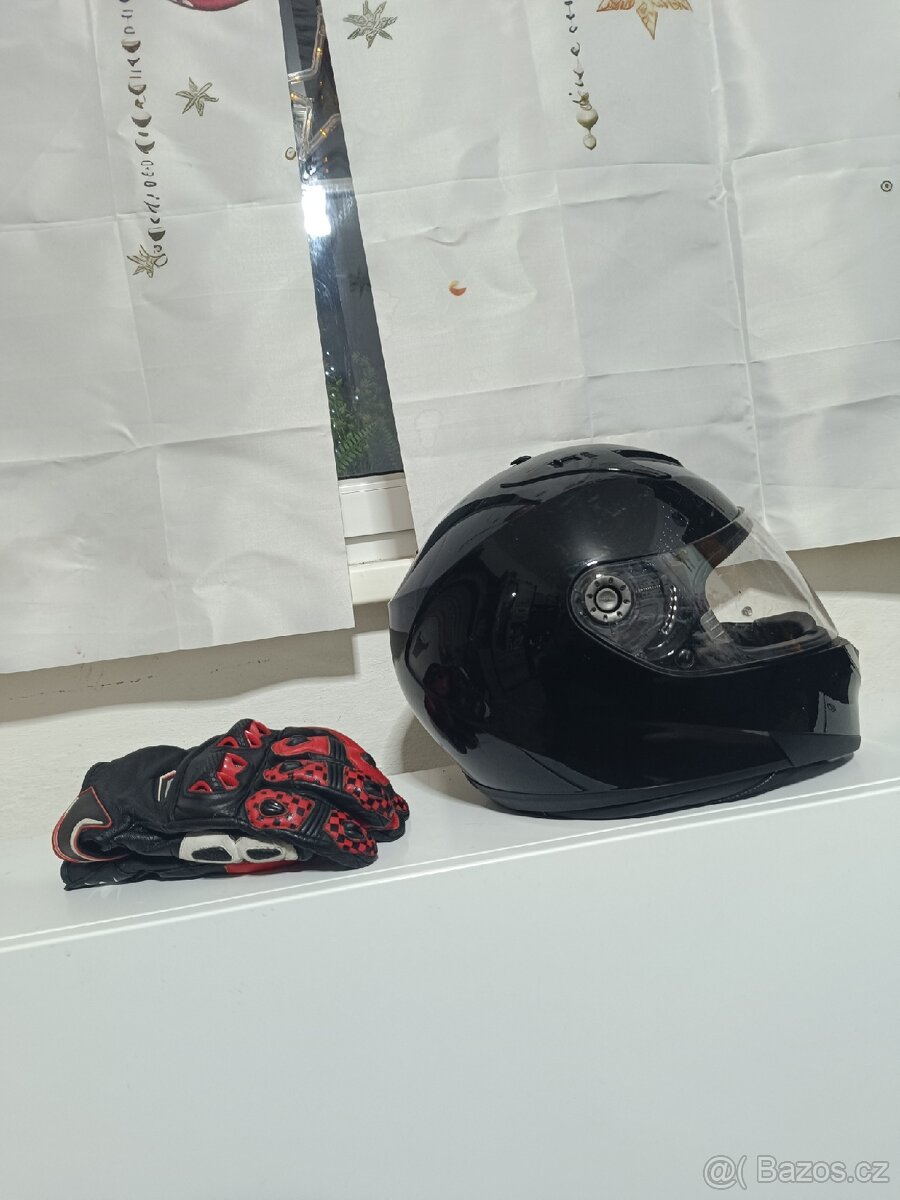 Helma Shark Ridill 2 Blank + Rukavice iRacing - 4