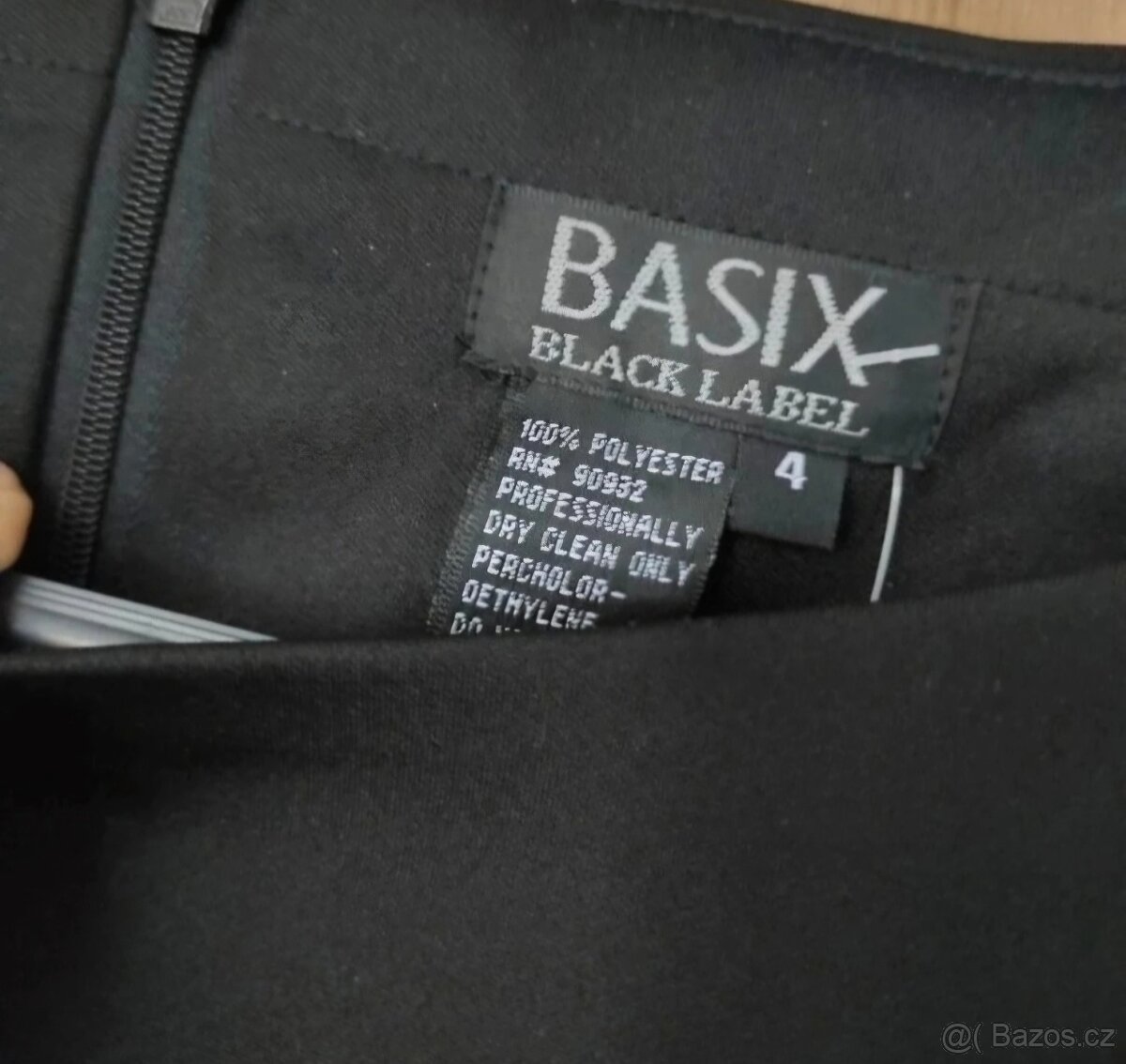 Luxusné čierne spoločenské šaty BASIX BLACK LABEL - 4