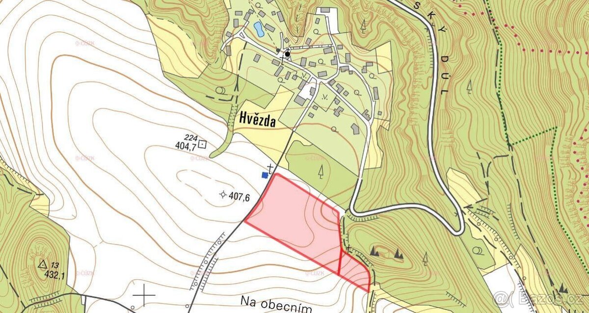 Zemědělská půda, prodej, Blíževedly, Česká Lípa - 4