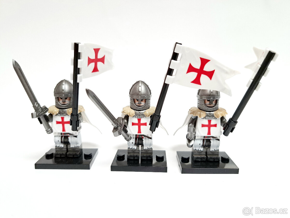 Minifigurky rytíři (3), typ LEGO - 4