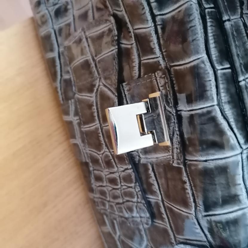 Italská kabelka šedá - 4