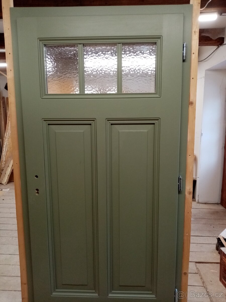 Dřevěné vchodové dveře - 4
