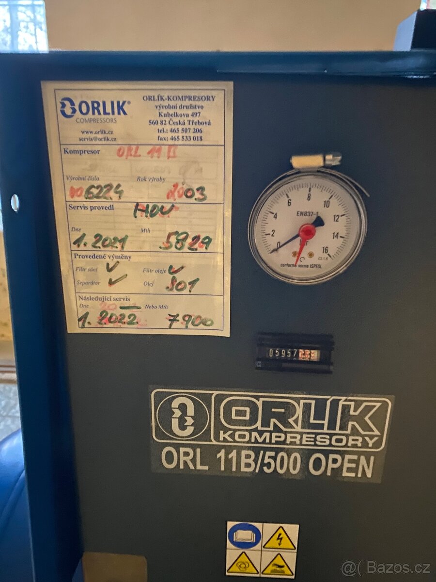 ŠROUBOVÝ KOMPRESOR ORLÍK NEFUNKČNÍ - 4