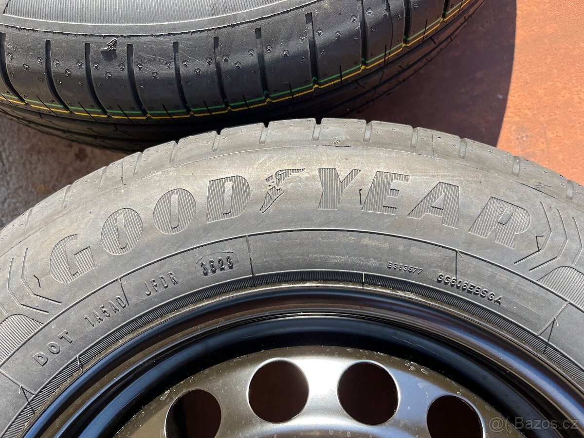 Originál VW 15” 5x100 vč. nových pneu - 4