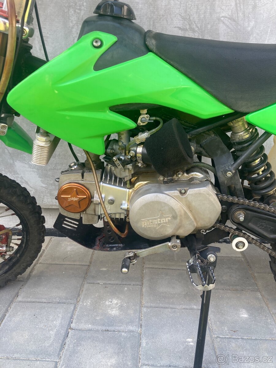 Pitbike super Stomp 125 ccm + plno dílu