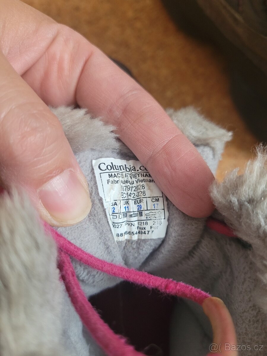 Zimní boty columbia vel. 29 - 4
