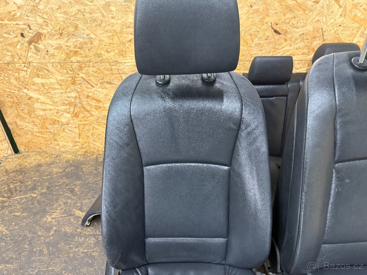 KOMPLETNÍ ČERNÝ KOŽENÝ INTERIÉR BMW F10 - 4